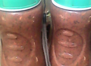 A picture of Amaranths and chaya smoothie.