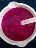 Puree buah naga + asip