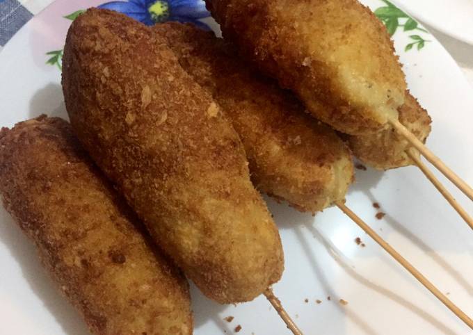 Corn Dog Sausage-Mozarella