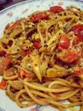 Buttered Chicken Curry Spaghetti