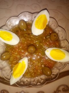صورة لوصفة سلطة مشوية (حميص)