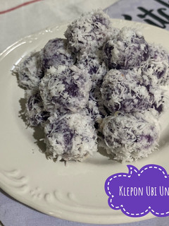 Foto resep Klepon ubi ungu