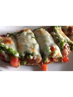 صورة لوصفة بيتزا سريعه🍕😋
