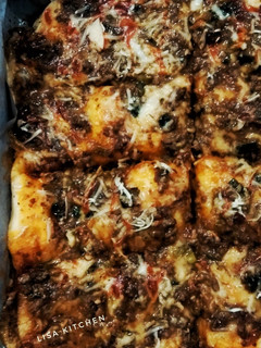 Foto resep Rendang Pizza