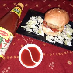 A picture of Veg burger.