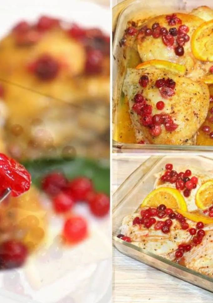 Ось як потрібно готувати курятину )))). Курятина в маринаді з журавлиною та апельсином.🍗