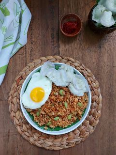 Foto resep Nasi Goreng Teri Pete