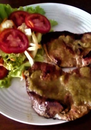 Una foto de Lomo de Cerdo 🥩 a la Plancha