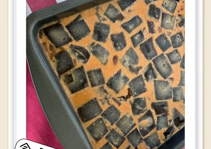 Resep Puding thai tea Resep Puding thai tea