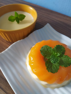 Foto resep Panna Cotta with Mango Puding (No Gelatin)