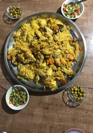 صورة لوصفة مقلوبة فلسطينية 🤤😋