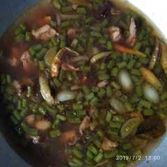 A picture of Asem asem ayam.