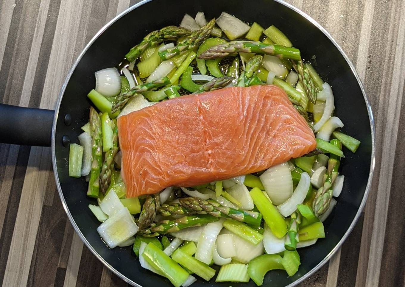 Steamed Salmon