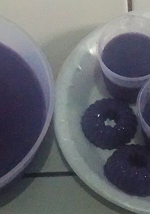 Foto resep Puding ubi ungu ala mom az