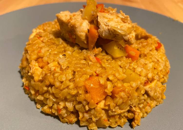 Easiest Way to Prepare Ultimate Bulgur with Chicken
