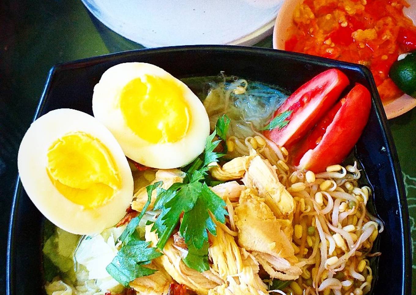 Soto ayam kuah bening