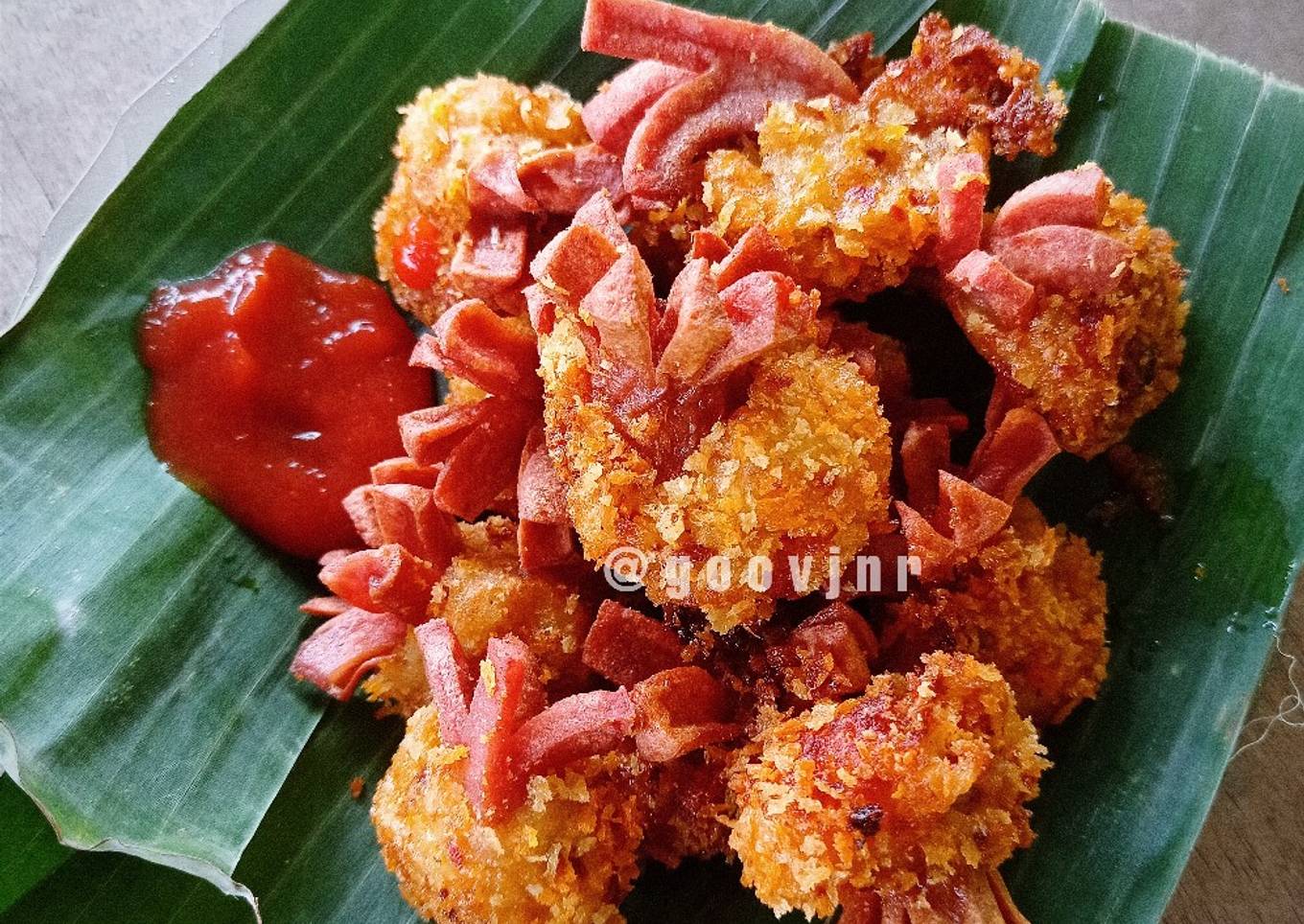 Sosis Kentang Gurita Renyah