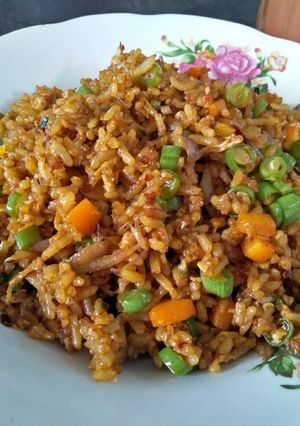 Foto resep Nasi Goreng Pedas dengan Wortel+Buncis