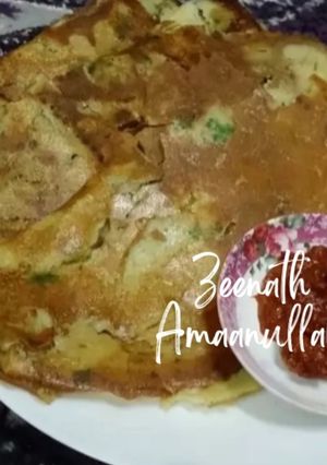 A picture of Rava or Suji Dosas.