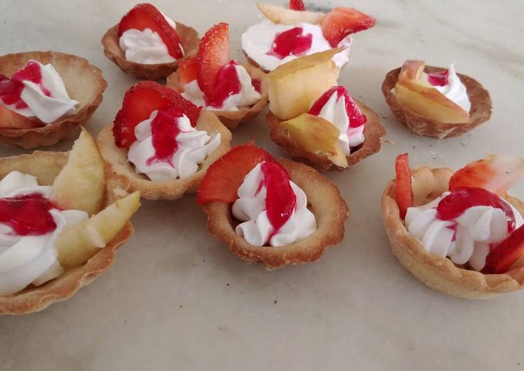 Recipe of Any-night-of-the-week Short crust fruit tart pastry