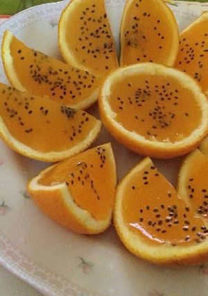 Foto resep Orange peel puding