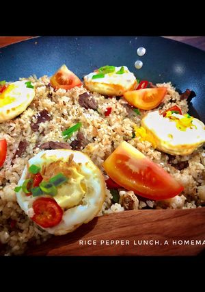 Foto resep Homemade Rice Pepper Lunch 🥙