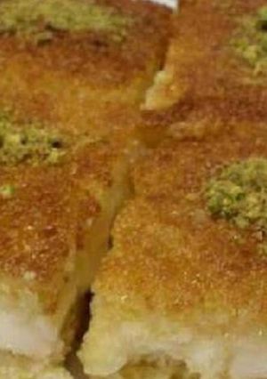 صورة لوصفة بسبوسة خفيفة عَ المعدة😋