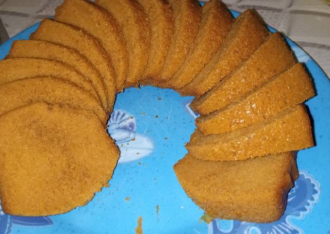 Ini dia! Resep membuat Bolu Gula merah panggang  gurih
