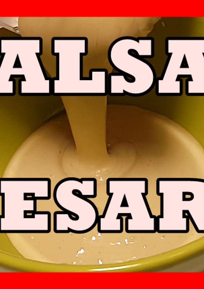 Una foto de Salsa César casera