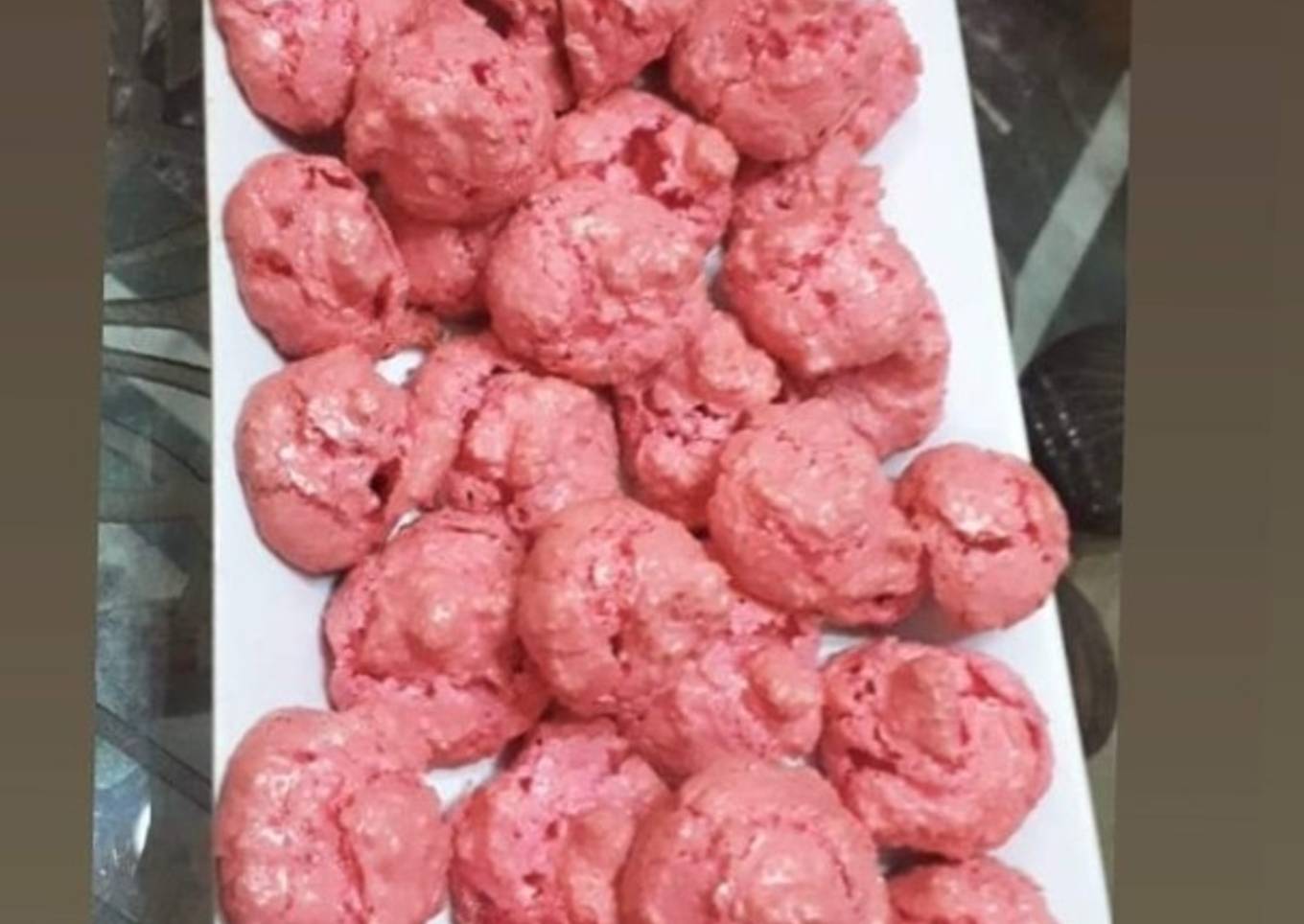 Coconut hard macrons