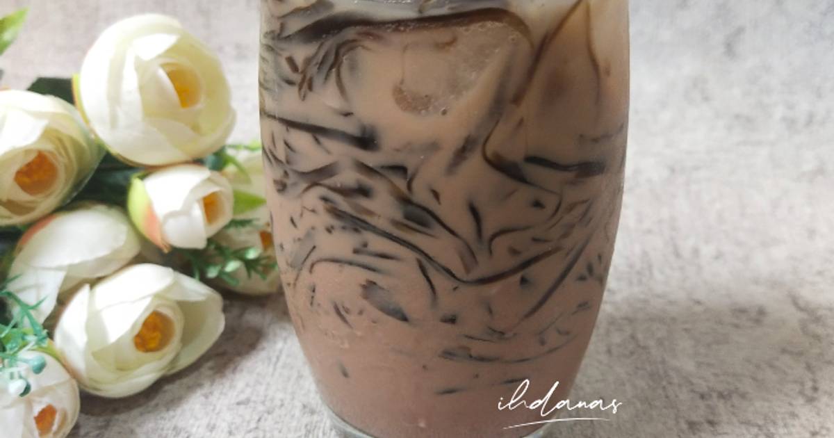 Resep Es Milo Cincau Ala Warung Jus Oleh Ihdanas Cookpad