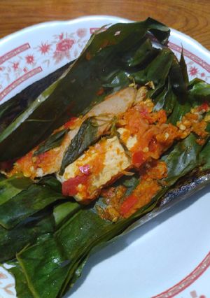 Foto resep Pepes Tongkol & Tahu Kemangi Sederhana
