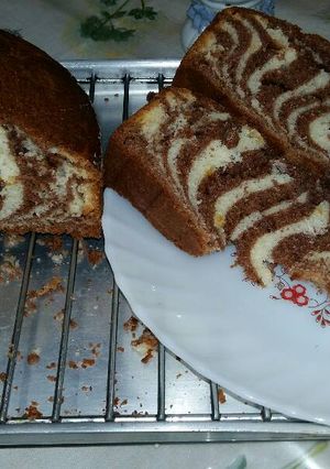 Una foto de Torta  marmolada