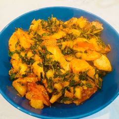 A picture of Aloo Methi ki Sabji😋.
