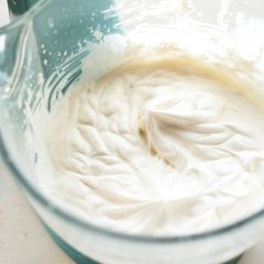 A picture of Homemade whipped cream.