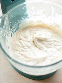 A picture of Homemade whipped cream.