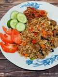 Nasi Goreng Telur Kornet ala Resto