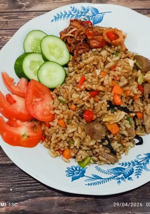 Foto resep Nasi Goreng Telur Kornet ala Resto
