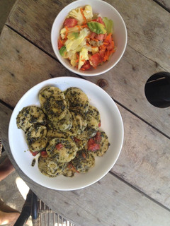 Una foto de Relleno de calabaza, romero y nueces