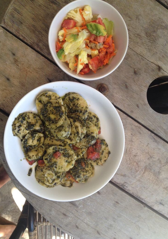 Una foto de Relleno de calabaza, romero y nueces