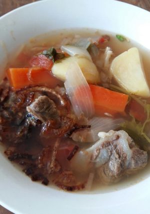 รูปของ ซุปเนื้อน่องลาย