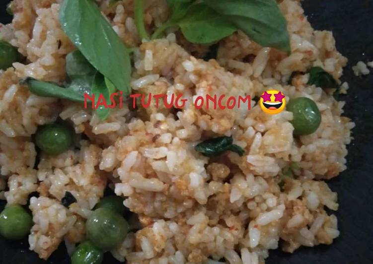 Nasi Tutuk oncom simpel