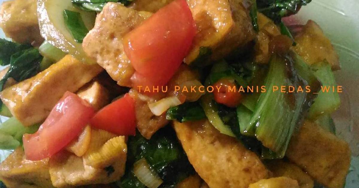 Resep Tumis Pakcoy Tahu Pedes Enak Dan Mudah Cookpad