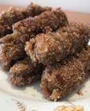 Churros horneados veganos