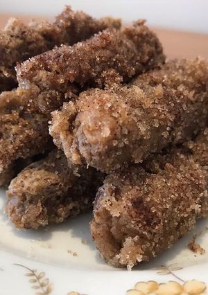 A picture of Baked Vegan Churros.