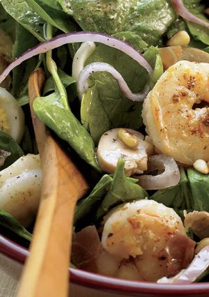 A picture of Salad to use with cold shrimp.