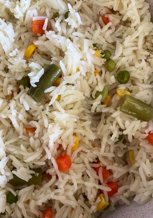 صورة لوصفة زر بالخضار المجمده
