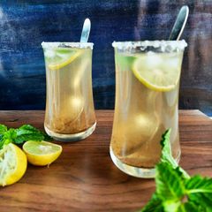 A picture of Masala lemonade/ masala shikanji.
