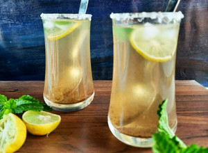 A picture of Masala lemonade/ masala shikanji.