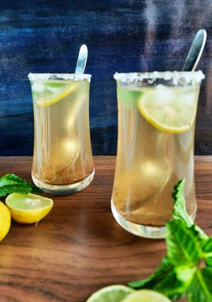 A picture of Masala lemonade/ masala shikanji.